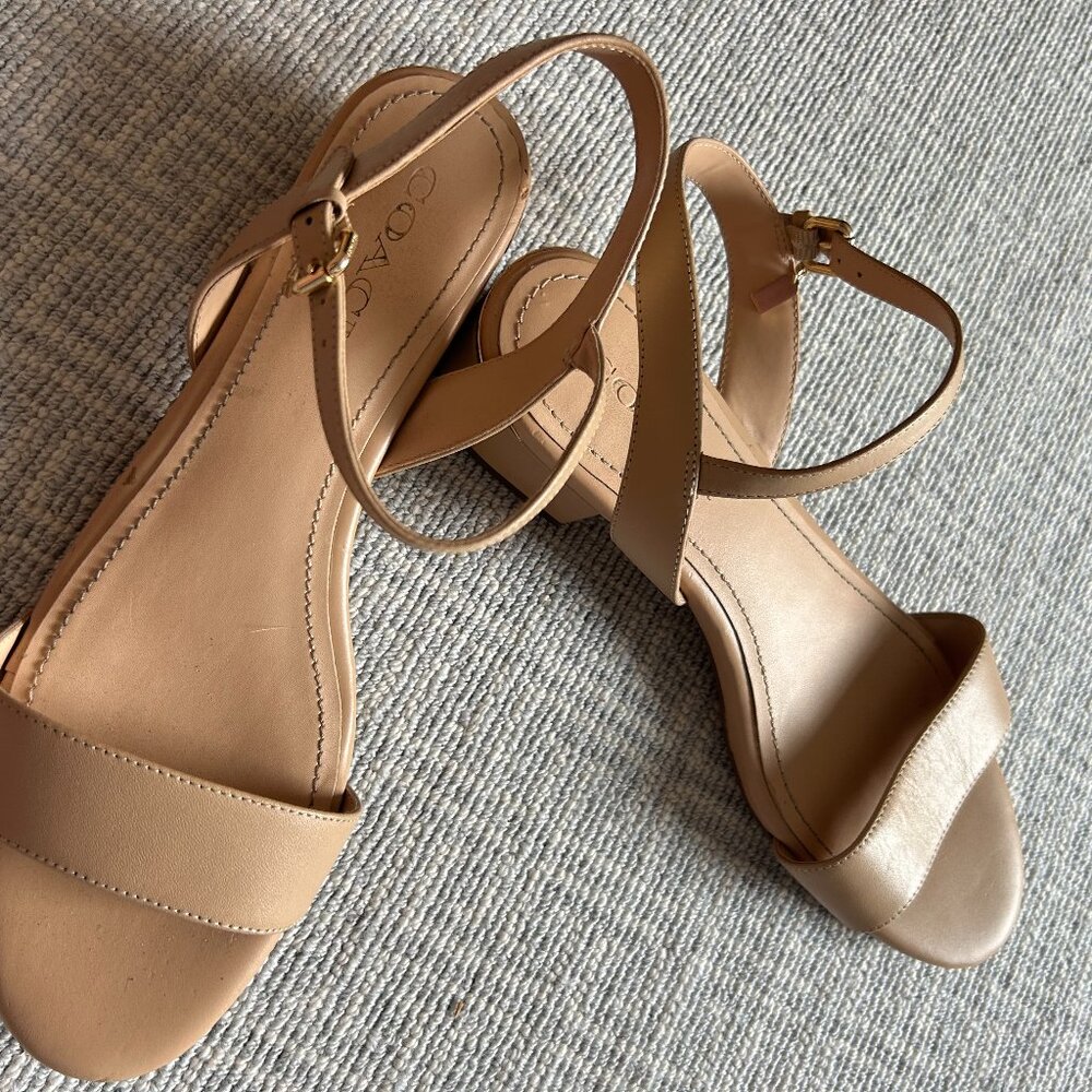 Coach Nude Shoes Size 9